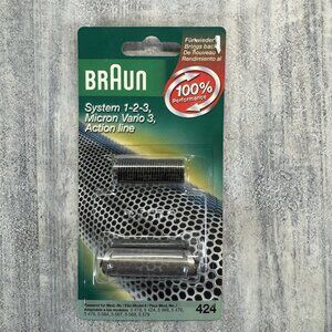 OEM Replacement Foils & Cutter 424 BRAUN 3000 Series SYSTEM 1-2-3 Series Shaver